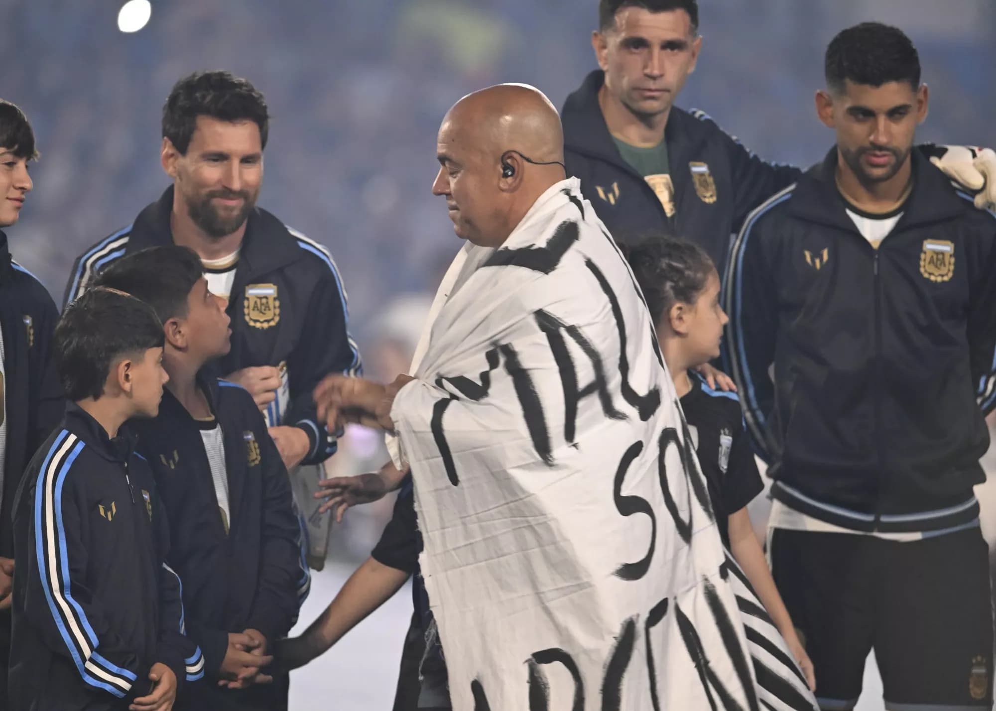 Falkland-Banner bei Argentinien-Spiel inmitten politischer Spannungen