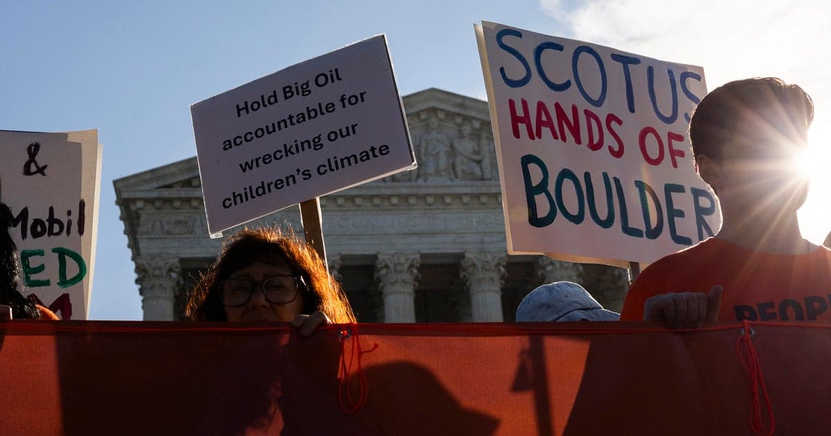US Supreme Court Hears Challenge to Local Climate Lawsuits Against Energy Giants