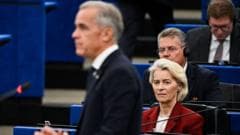 Figure caption, Watch: 'A better opportunity' - Canadians on a closer alliance with Europe