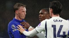 Image caption, Cole Palmer received his first red card at senior level