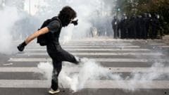 Tränengas in Frankreich bei eskalierenden Schülerprotesten