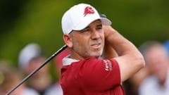Image caption, Sergio Garcia won two individual titles in five seasons with LIV Golf and was captain of the Fireballs GC team
