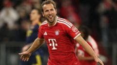 Image caption, Harry Kane broke Bayern Munich's goalscoring record for a season in his third campaign at the club
