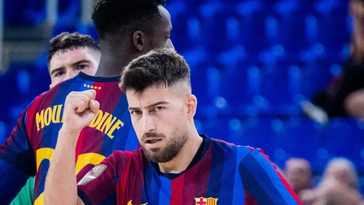 پیروزی قاطع بارسا مقابل او پارولو فرول در لیگ برتر فوتسال